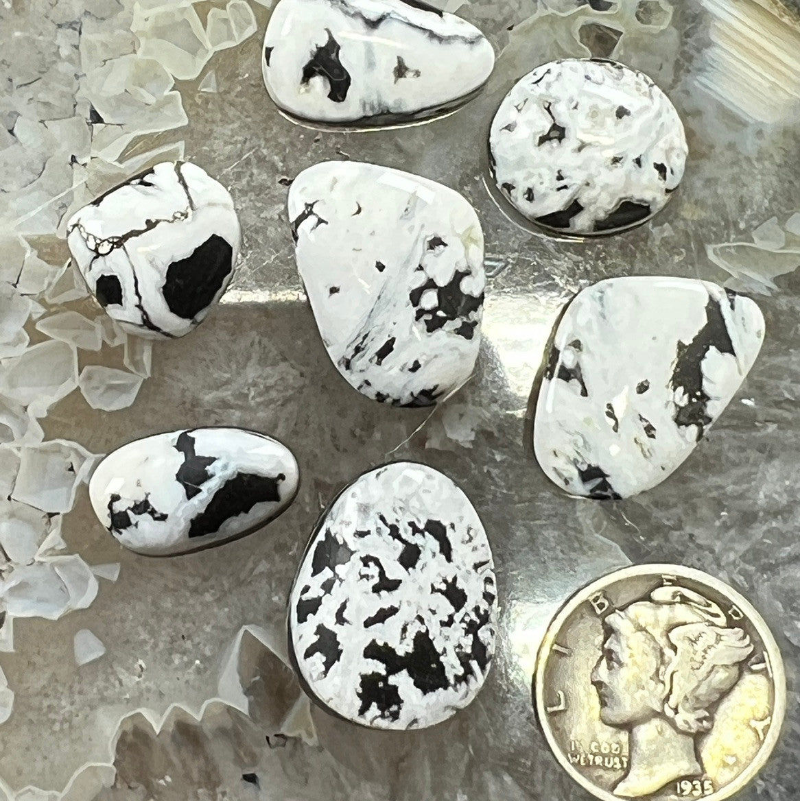 Test Item White Buffalo Cabochon 3