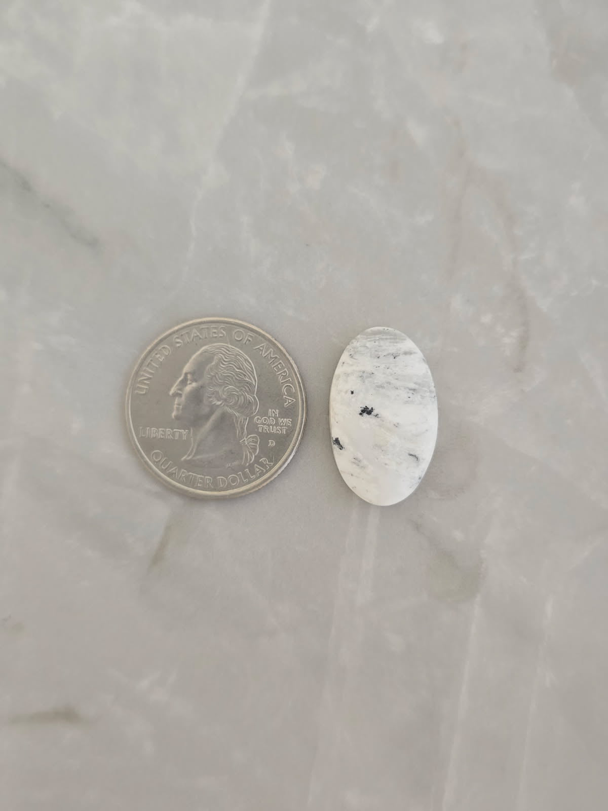 White Buffalo Turquoise Cabochon