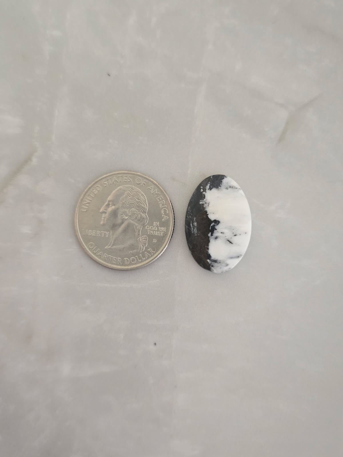 White Buffalo Turquoise Cabochon