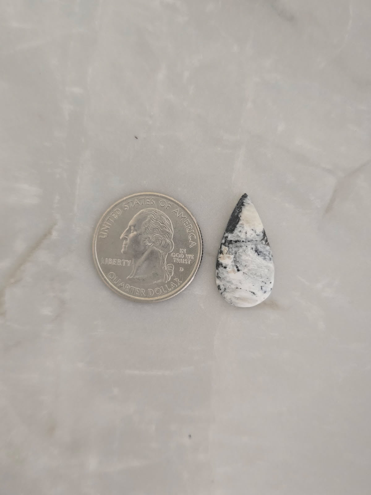 White Buffalo Turquoise Cabochon