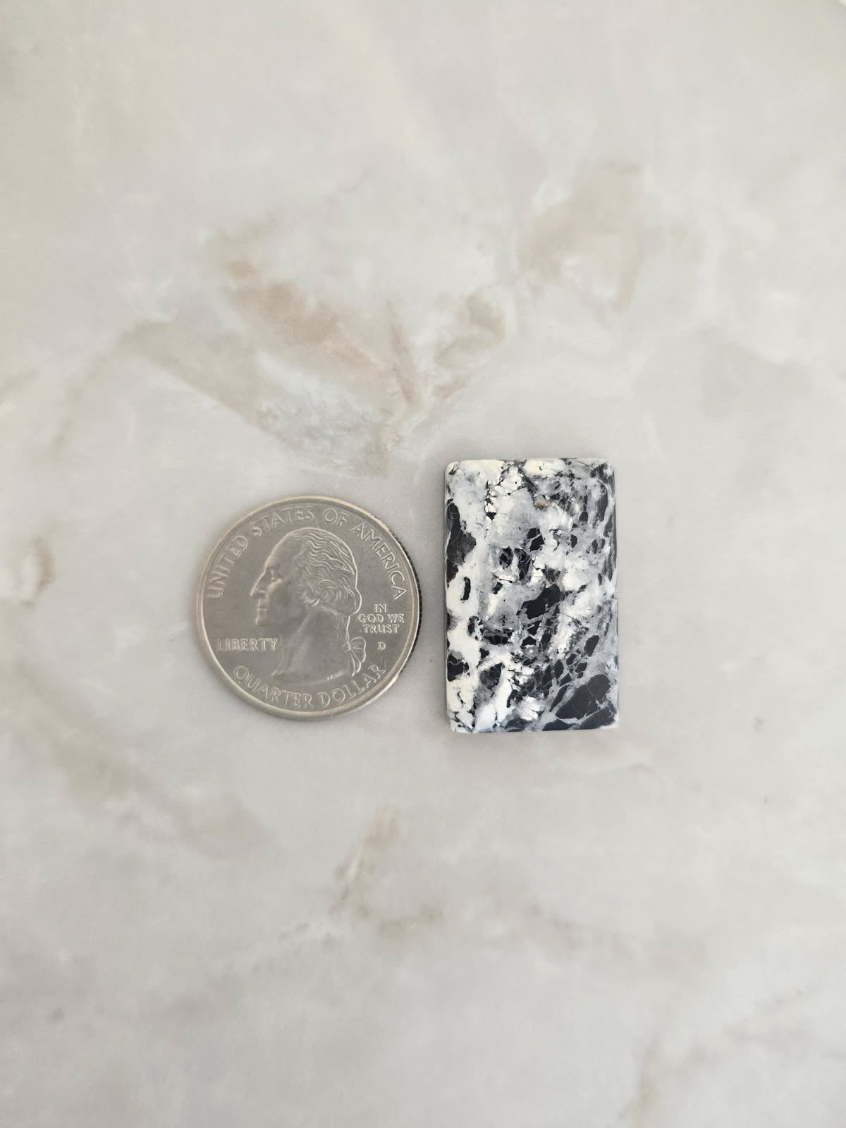 White Buffalo Turquoise Cabochon