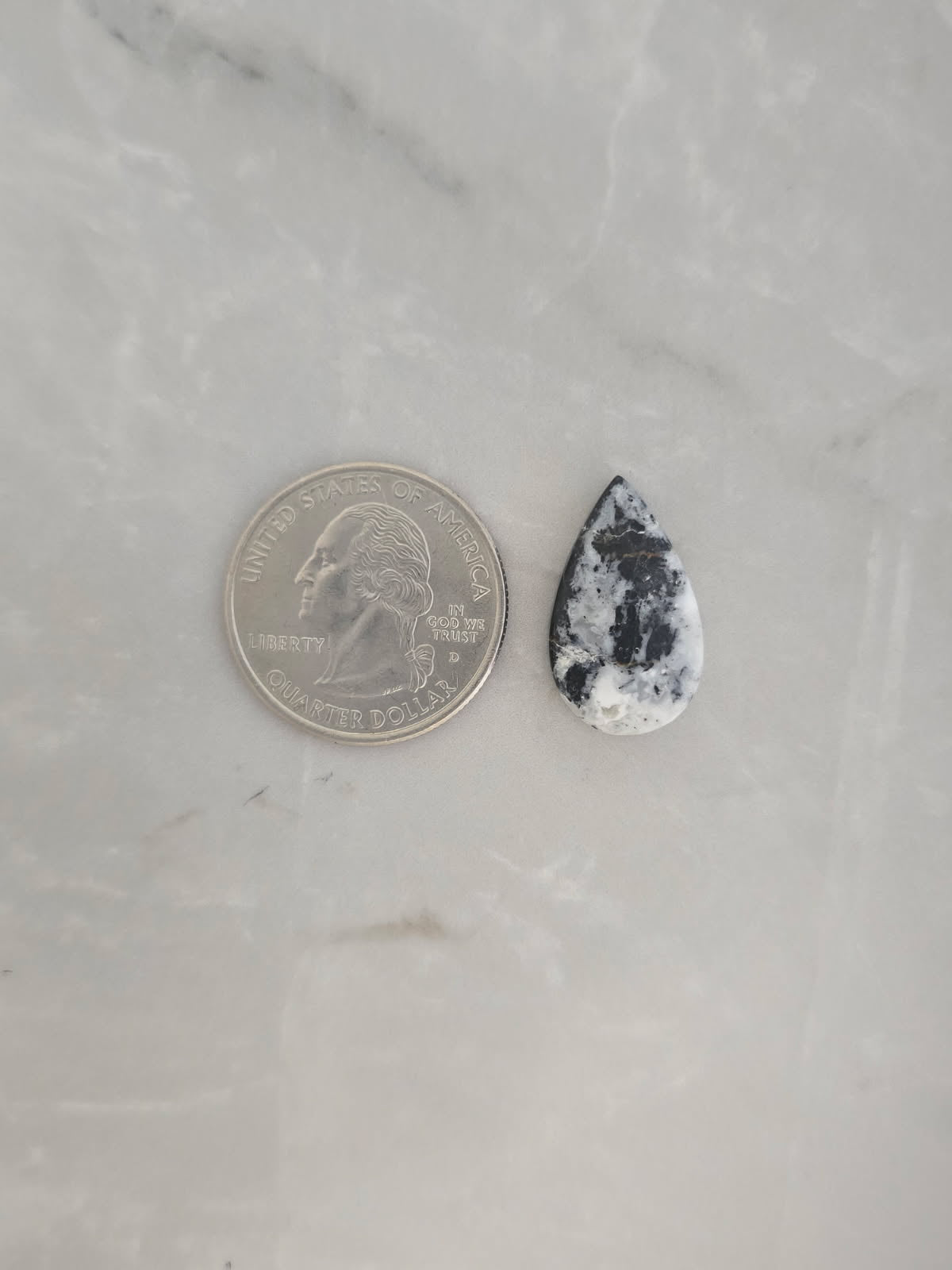 White Buffalo Turquoise Cabochon
