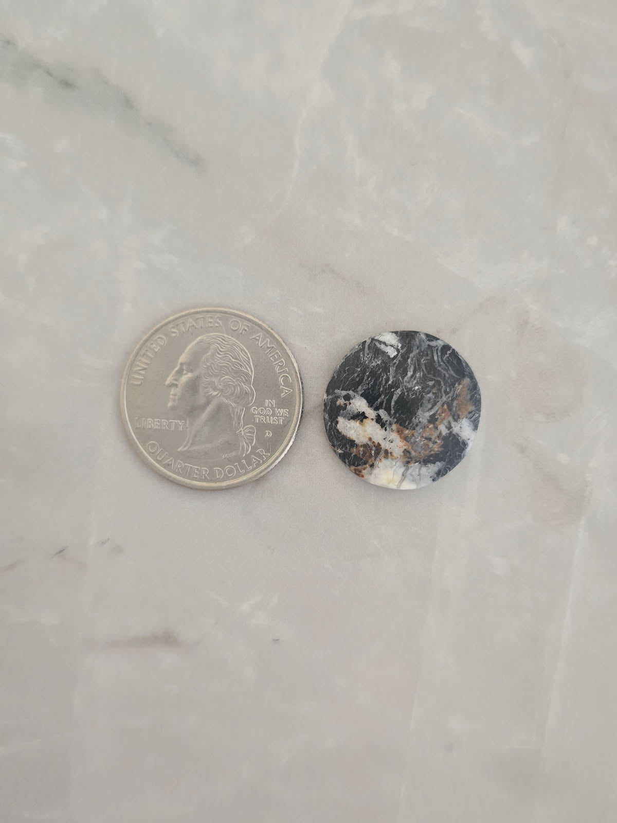 White Buffalo Turquoise Cabochon