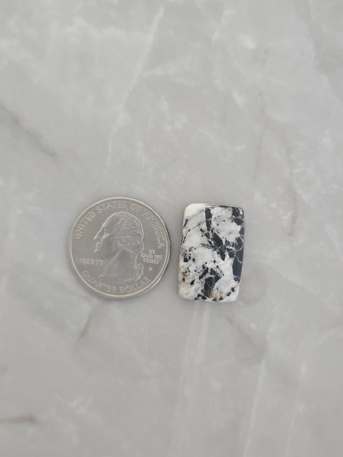White Buffalo Turquoise Cabochon