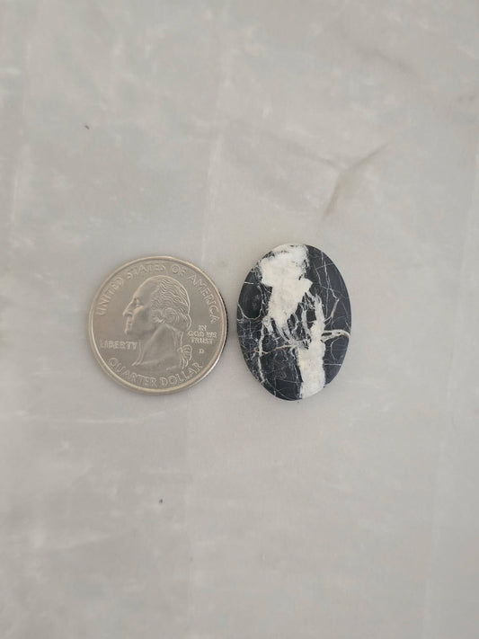 White Buffalo Turquoise Cabochon