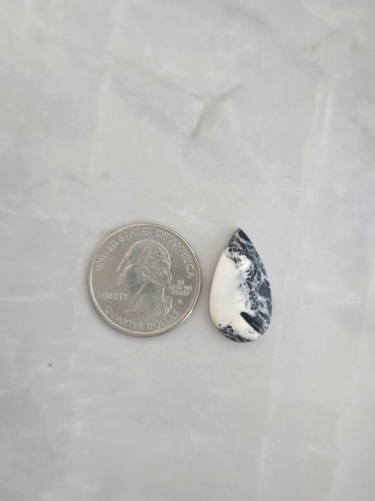 White Buffalo Turquoise Cabochon