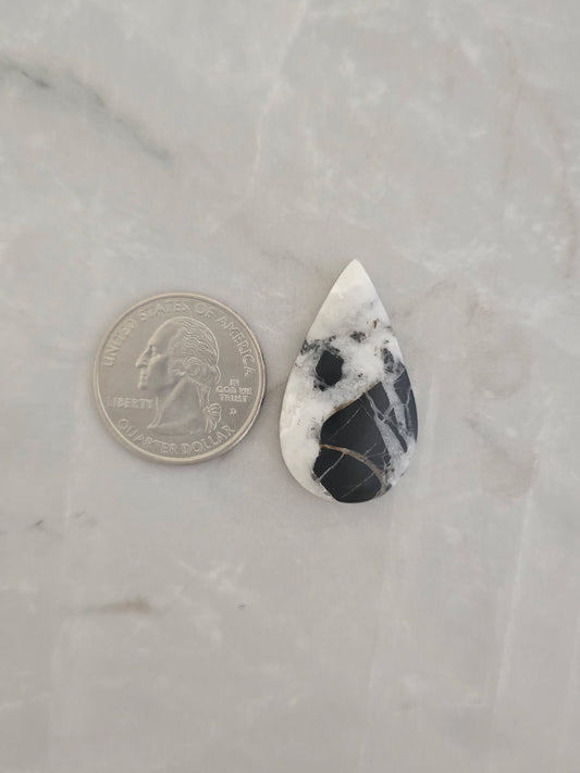 White Buffalo Turquoise Cabochon