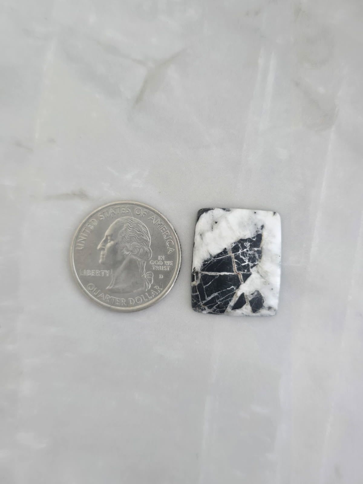 White Buffalo Turquoise Cabochon