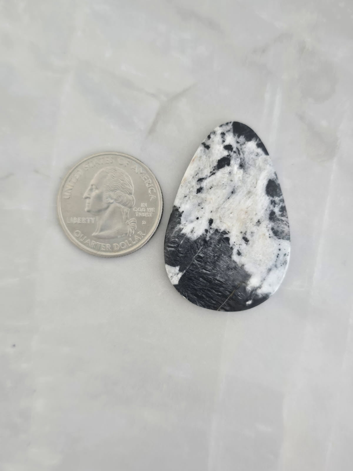 White Buffalo Turquoise Cabochon