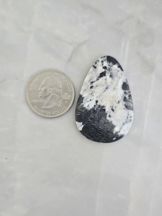 White Buffalo Turquoise Cabochon