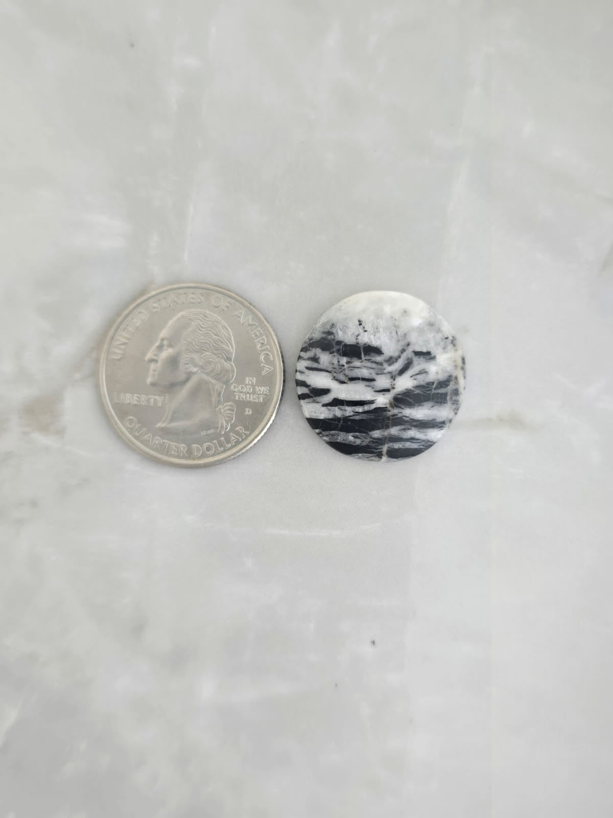 White Buffalo Turquoise Cabochon