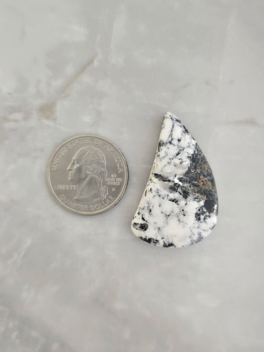 White Buffalo Turquoise Cabochon